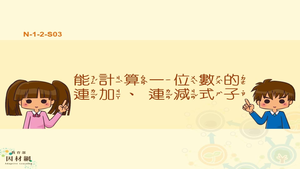 能計算一位數的連加、連減式子