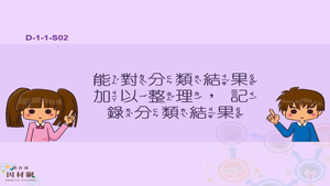 能對分類結果加以整理，記錄分類結果