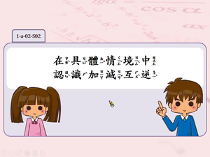 在具體情境中認識加減互逆