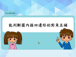 能判斷圓內接四邊形的對角互補