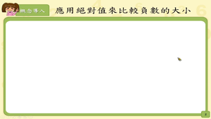 會應用絕對值來比較負數的大小。