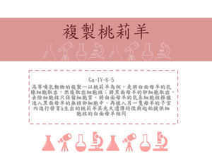 高等哺乳動物的複製&mdash;以桃莉羊為例