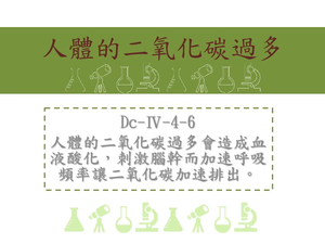 人體的二氧化碳過多會造成血液酸化，刺激腦幹而加速呼吸頻率讓二氧化碳加速排出