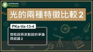 微粒說與波動說的爭論與結論2