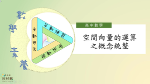 空間向量的運算之概念統整