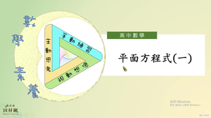 平面方程式_基礎版