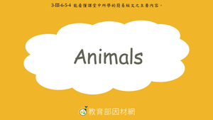 3-Ⅲ-6-05-04 動物-Animals