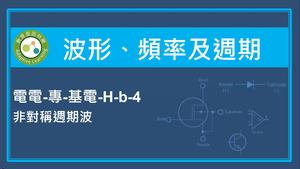 波形,頻率與週期-非對稱週期波