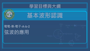 基本波形認識-弦波的應用