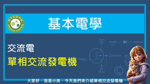 交流電-單相交流發電機