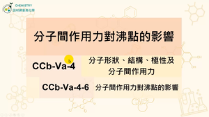 CCb-Va-4-6 凡得瓦力對熔點、沸點的影響與比較、氫鍵的形成與其影響縮圖