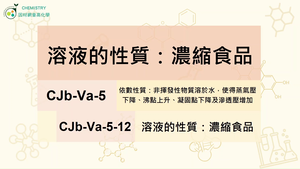 CJb-Va-5-12 溶液的性質：濃縮食品縮圖