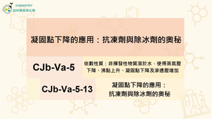 CJb-Va-5-13 凝固點下降的應用：抗凍劑與除冰劑的奧秘縮圖
