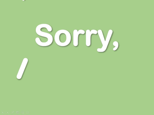 教室用語-Sorry, I'm late.縮圖