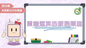 雲端運算的服務類型-資源代表圖