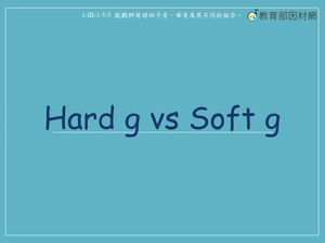 語音-Identifying Sounds Hard G vs. Soft G-資源代表圖
