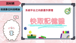 快取記憶體-資源代表圖