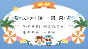 語法[一]／疑問句-資源代表圖