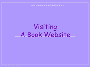Visiting A Book Website縮圖