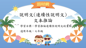 說明文連續性文本[七]／訊息推論-資源代表圖