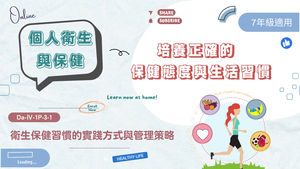 培養正確的保健態度與生活習慣-資源代表圖