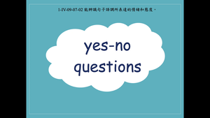 yes-no questions縮圖