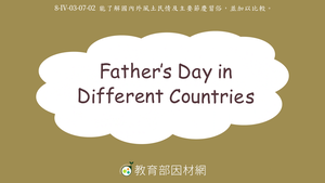 Father's Day in Different Countries縮圖