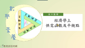經濟學上供需函數及平衡點_基礎版-資源代表圖