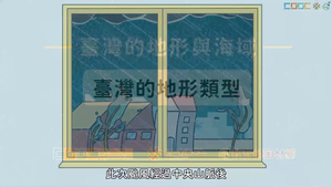 臺灣的地形類型-資源代表圖