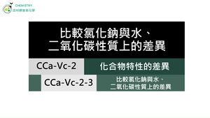 CCa-Vc-2-3 比較氯化鈉與水、二氧化碳性質上的差異.mp4縮圖