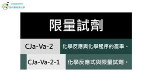 CJa-Va-2-1 化學反應式與限量試劑.mp4縮圖