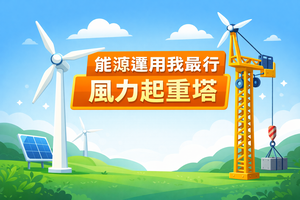 能源運用我最行-風力起重塔-資源代表圖