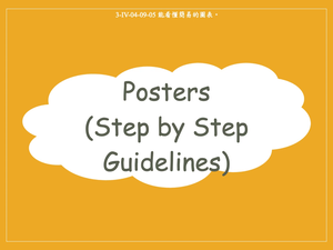 Posters (Step by Step Guidelines)-資源代表圖