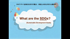 8-Ⅴ-07-11-01 What are the SDGs?縮圖