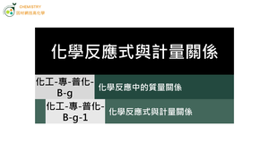 化工-專-普化-B-g-1 化學反應式與計量關係 (化學計量／化學反應式 ).mp4縮圖