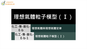 化工-專-普化-E-b-1 理想氣體粒子模型(Ⅰ) ( 理想氣體／剛性粒子／完全彈性碰撞 ).mp4縮圖