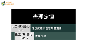 化工-專-普化-E-b-7 查理定律 ( 理想氣體／查理定律 ).mp4縮圖