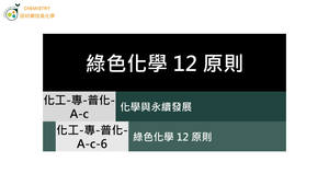 化工-專-普化-A-c-6 綠色化學 12 原則 ( 綠色化學／永續發展 ).mp4縮圖
