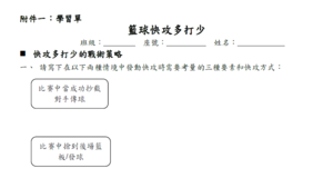 籃球-快攻多打少-學習單-資源代表圖