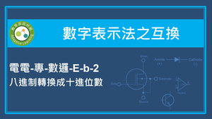 數字表示法之互換-八進制轉換成十進位數縮圖