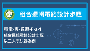 組合邏輯電路設計步驟-組合邏輯電路設計步驟以三人表決器為例縮圖