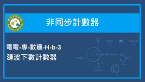 非同步計數器-漣波下數計數器縮圖