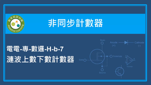 非同步計數器-漣波上數下數計數器縮圖
