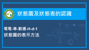 狀態圖及狀態表的認識-狀態圖的表示方法縮圖