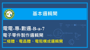 二極體、電晶體、電阻構成邏輯閘縮圖