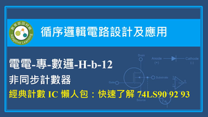 經典計數 IC 懶人包：快速了解 74LS90 92 93縮圖