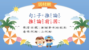 推論理解[三]／句子前因推論-資源代表圖