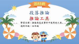 推論理解[四]／段落工具推論-資源代表圖