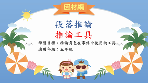 推論理解[五]／段落工具推論-資源代表圖