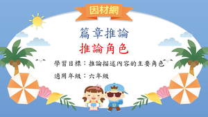 推論理解[六]／篇章角色推論-資源代表圖